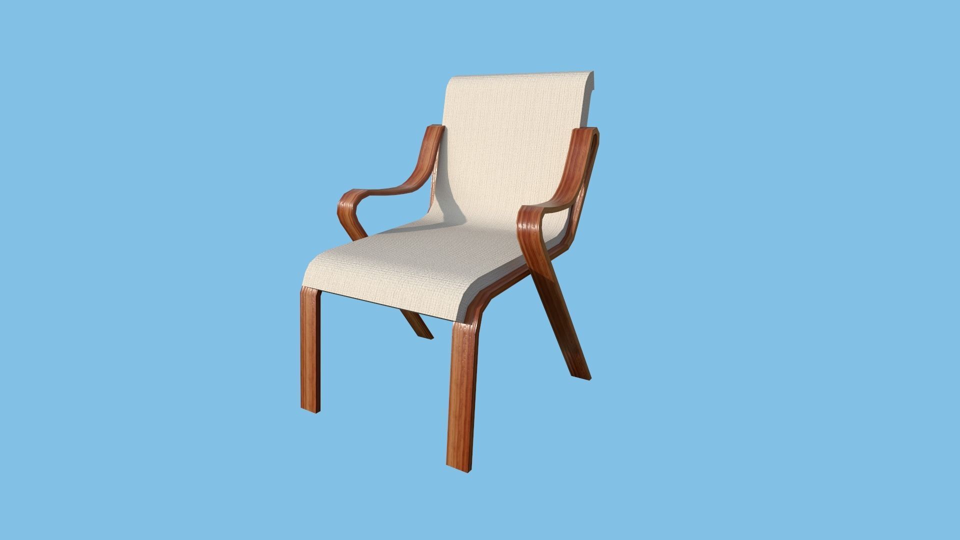 94 Armchair Low Poly - Original - Furniture Interior Design 3D Model Collection_60