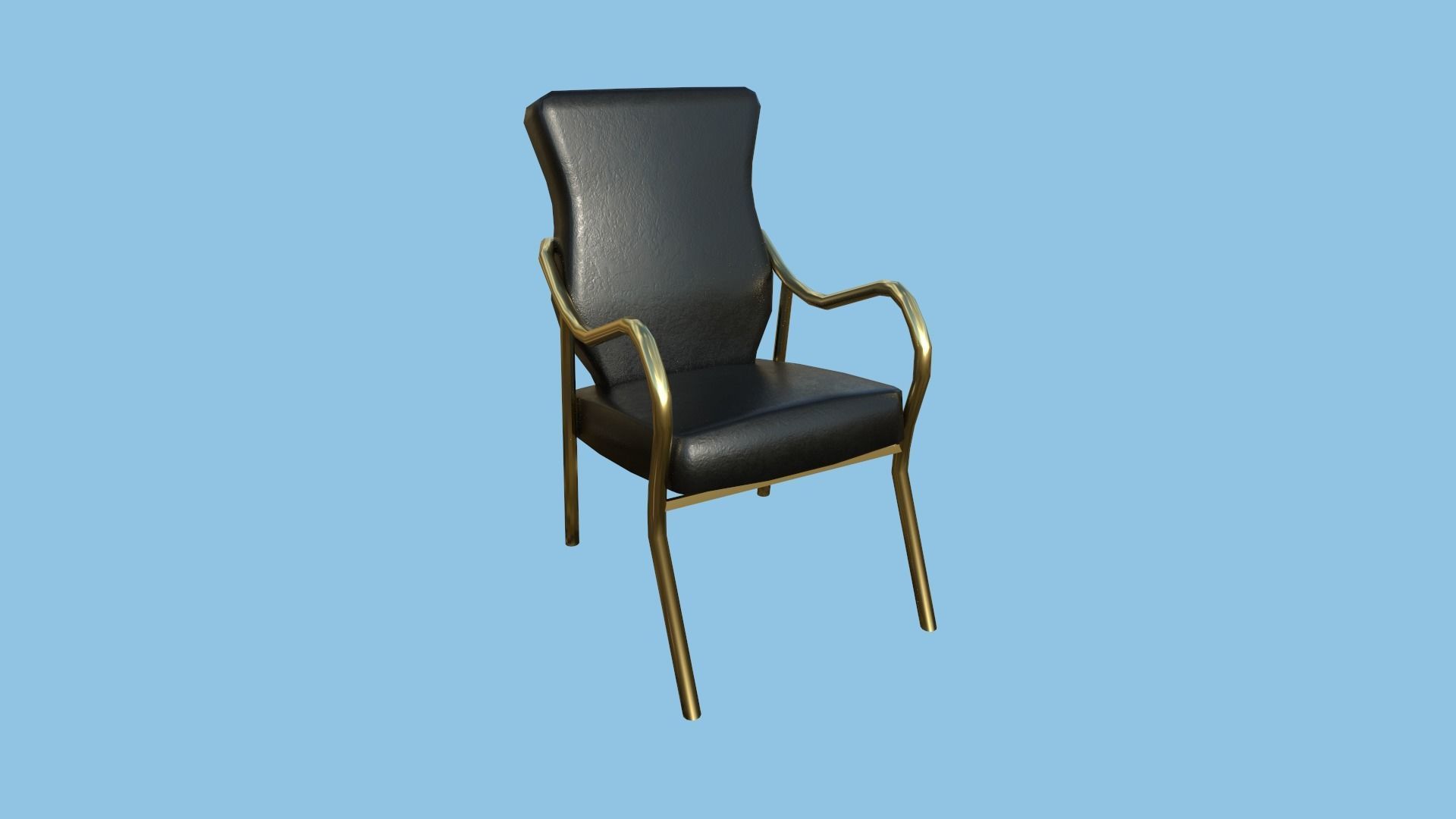 94 Armchair Low Poly - Original - Furniture Interior Design 3D Model Collection_195