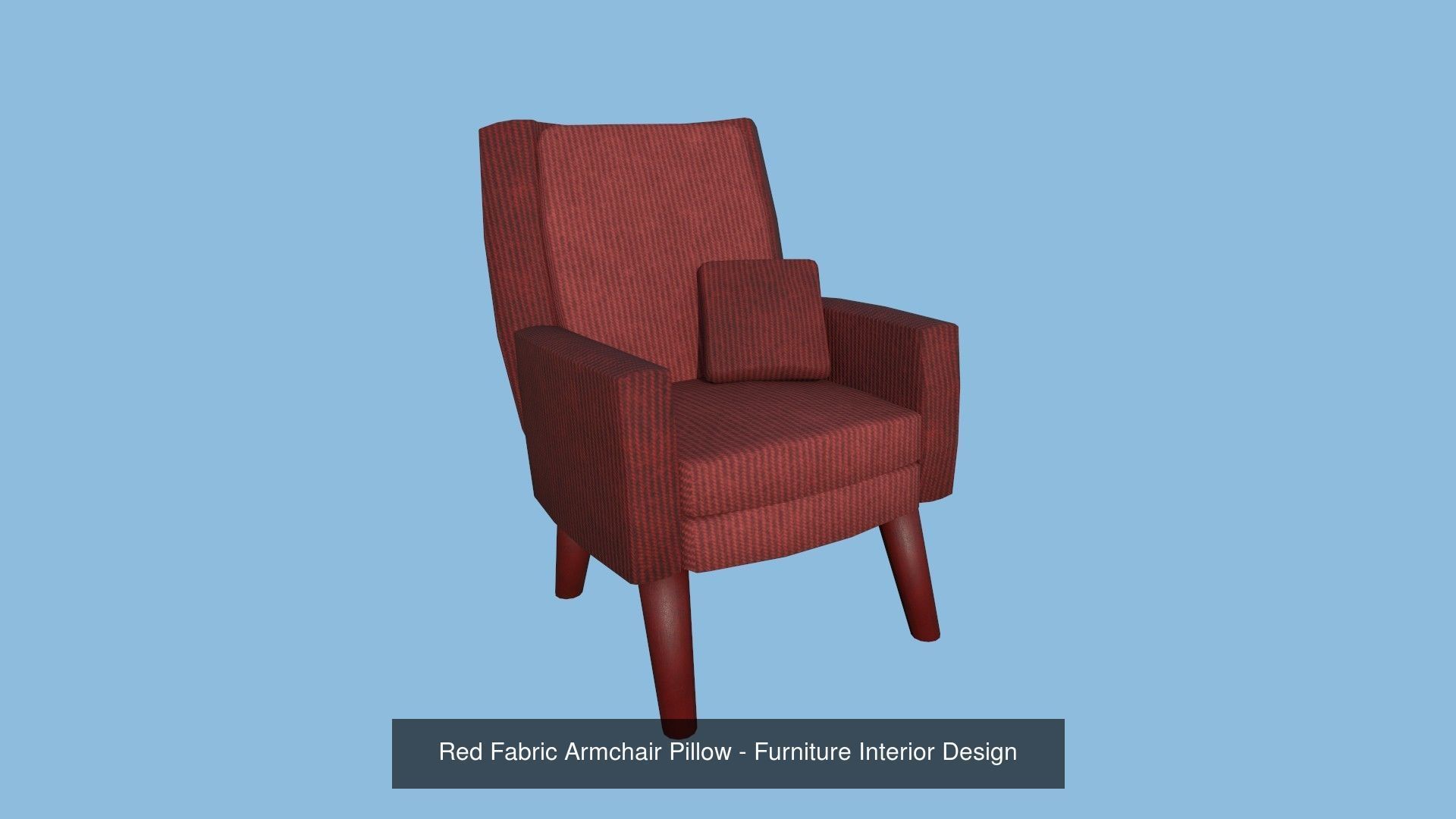 94 Armchair Low Poly - Original - Furniture Interior Design 3D Model Collection_113