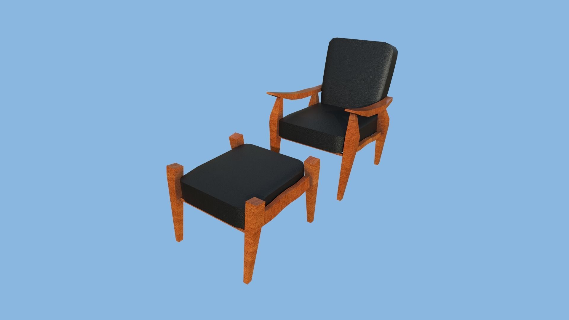 94 Armchair Low Poly - Original - Furniture Interior Design 3D Model Collection_74