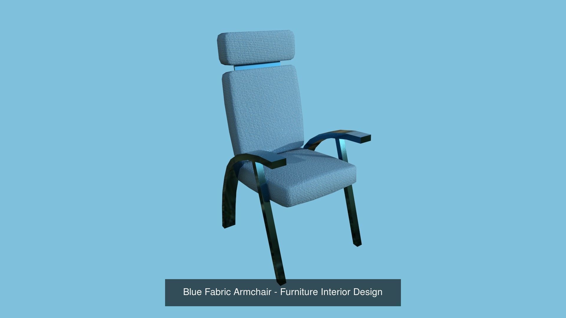 94 Armchair Low Poly - Original - Furniture Interior Design 3D Model Collection_135