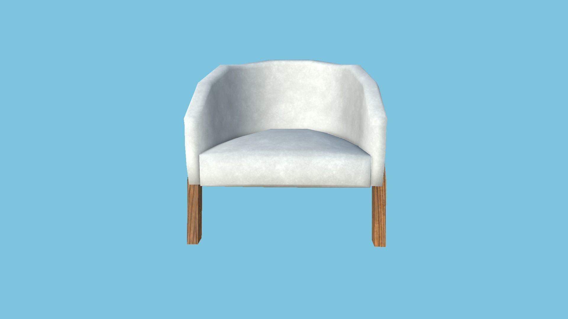 94 Armchair Low Poly - Original - Furniture Interior Design 3D Model Collection_205