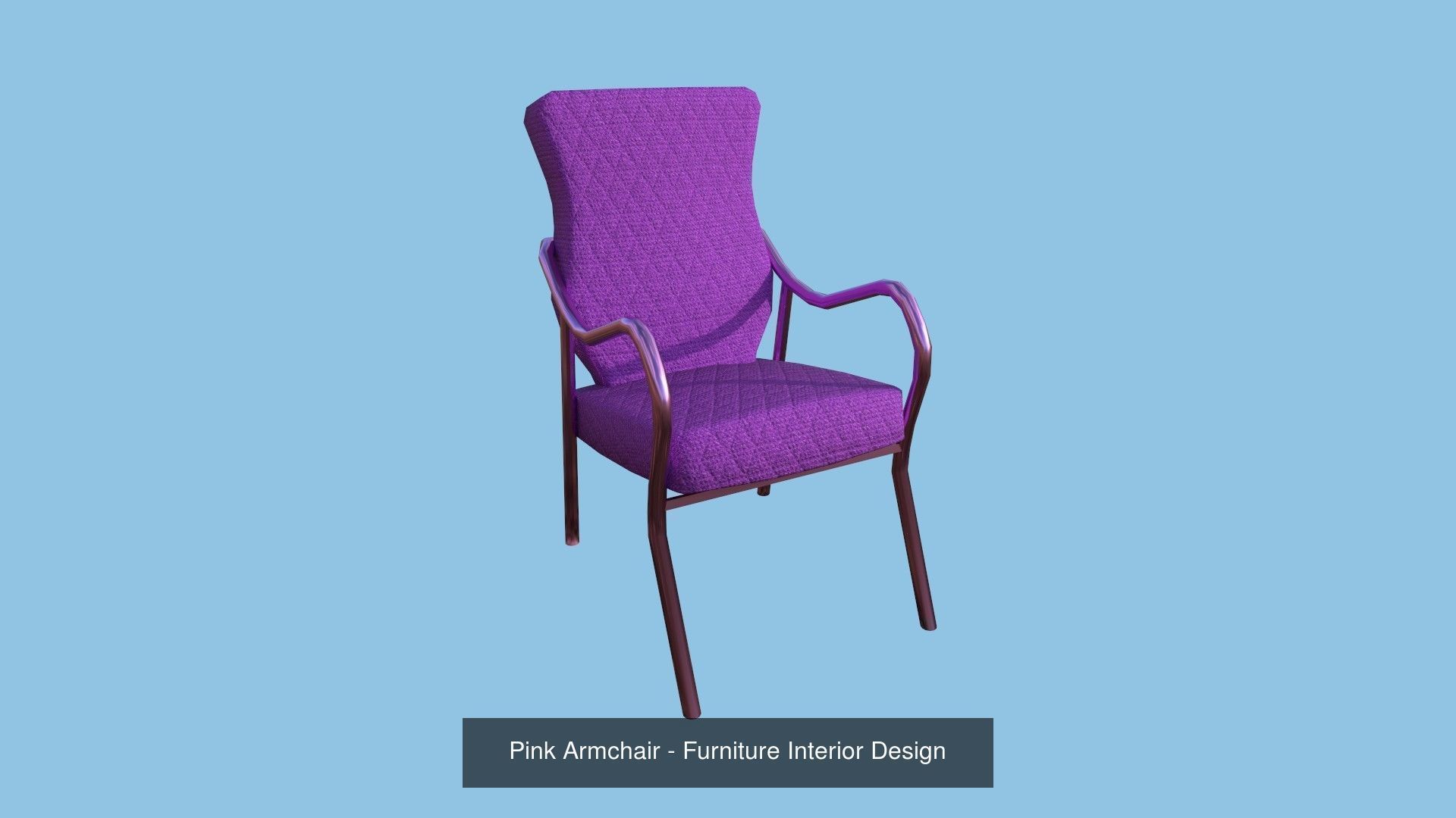 94 Armchair Low Poly - Original - Furniture Interior Design 3D Model Collection_189