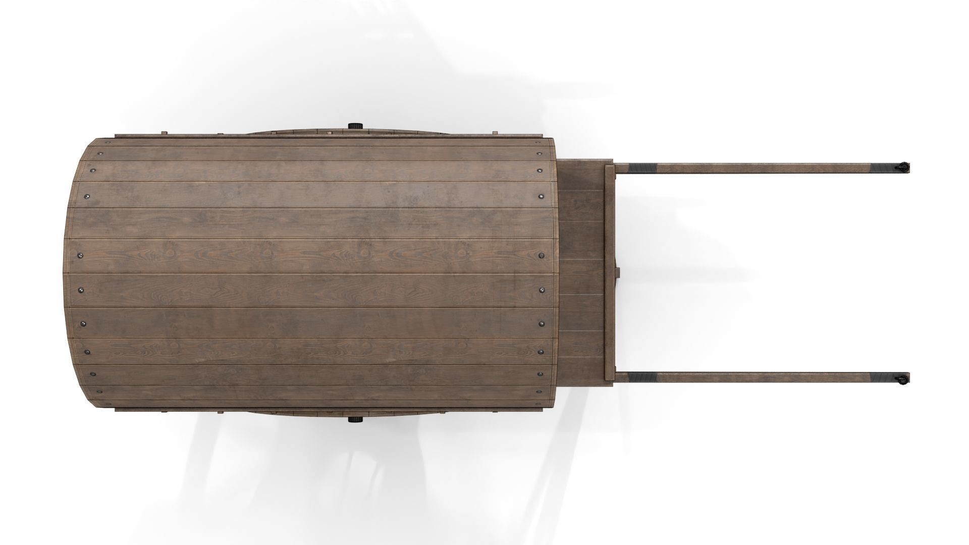 China Cargo Trolley Low-poly 3D model_14