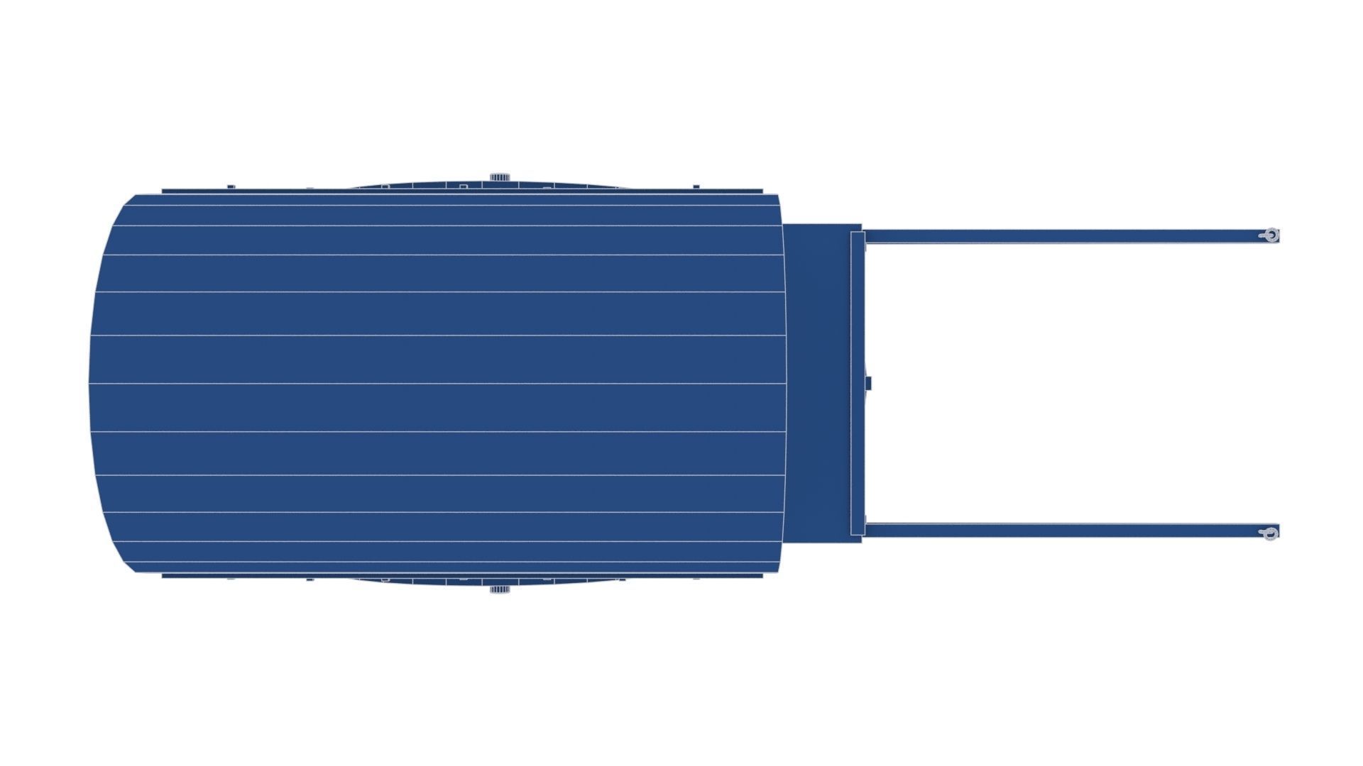 China Cargo Trolley Low-poly 3D model_24