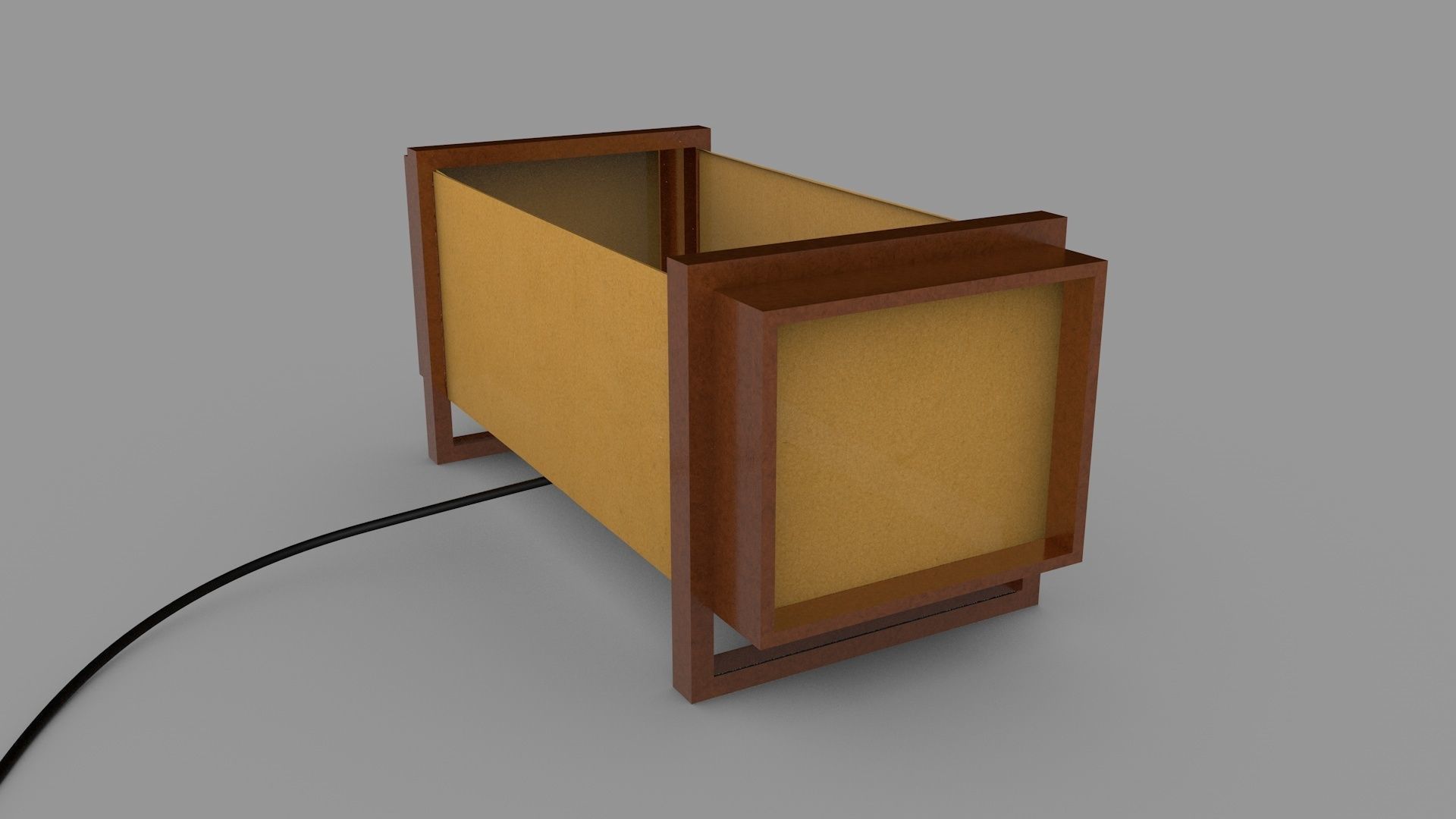 Desk lamp 3D model_2