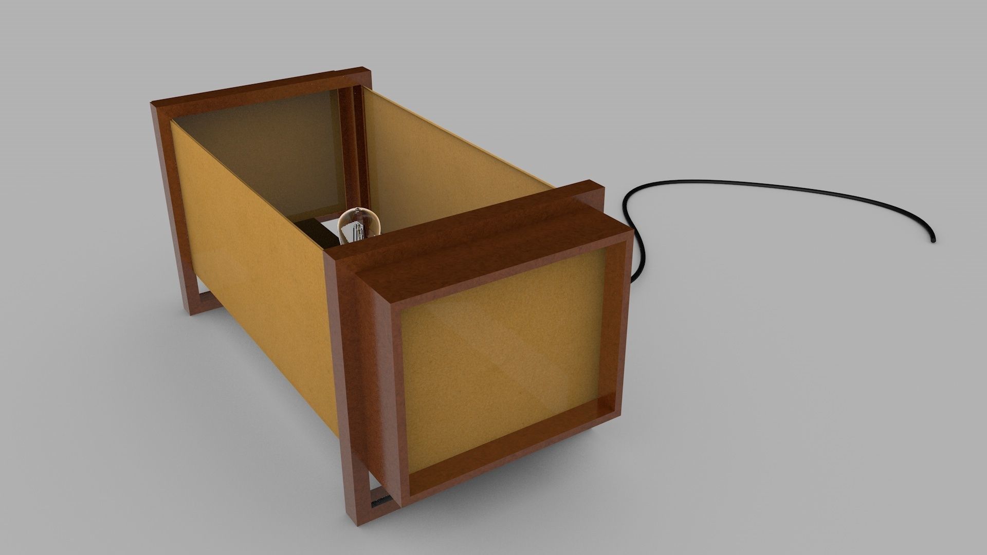 Desk lamp 3D model_5