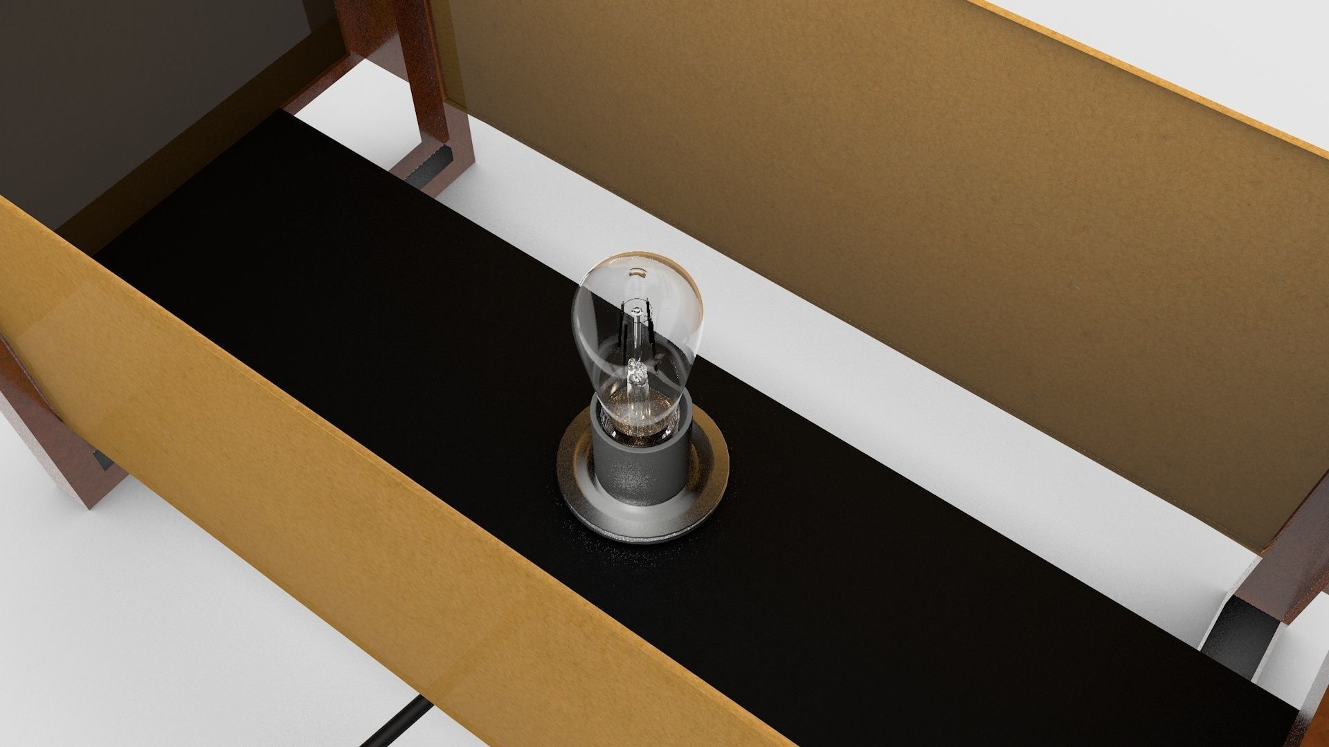 Desk lamp 3D model_3