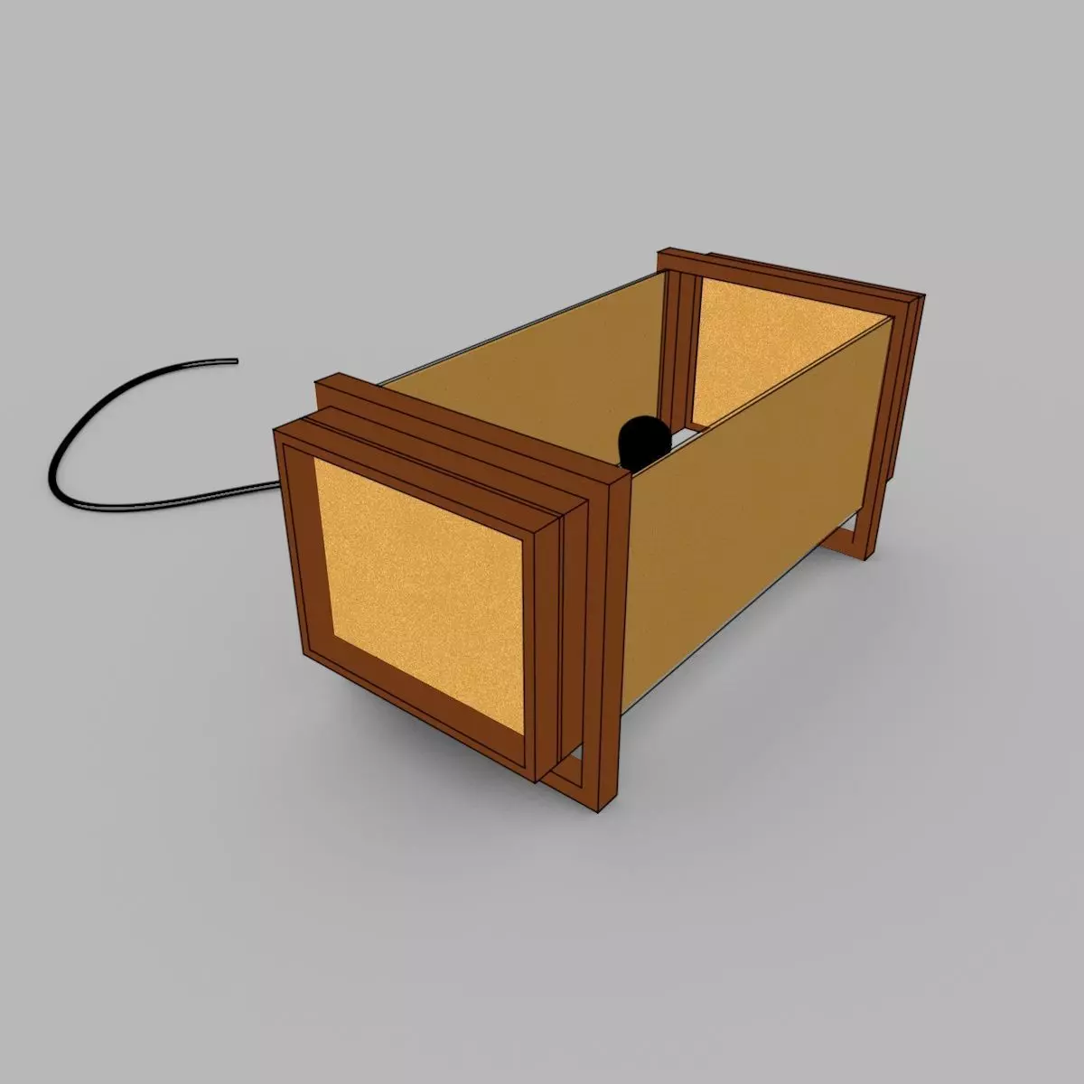 Desk lamp 3D model_0