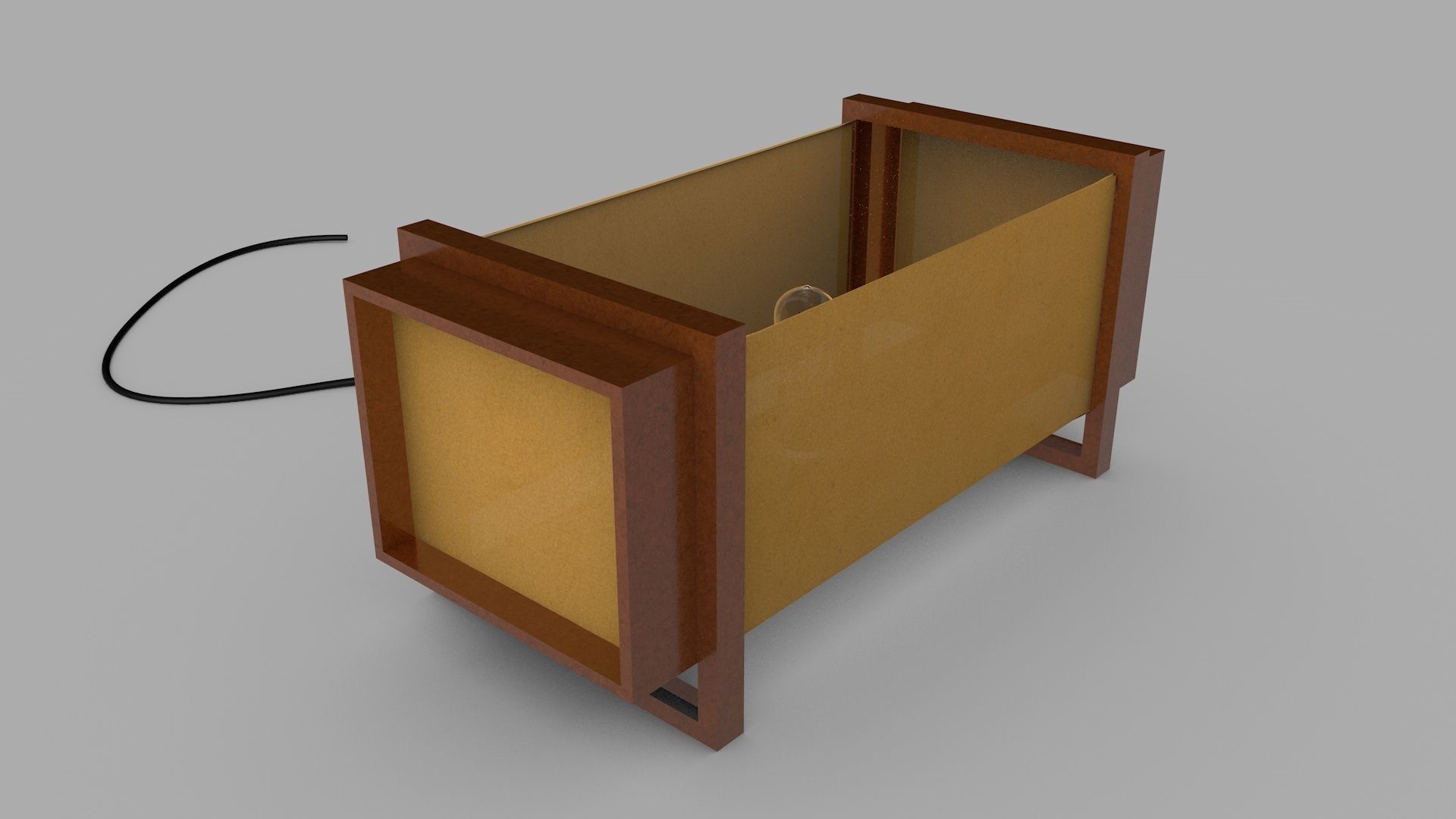 Desk lamp 3D model_1