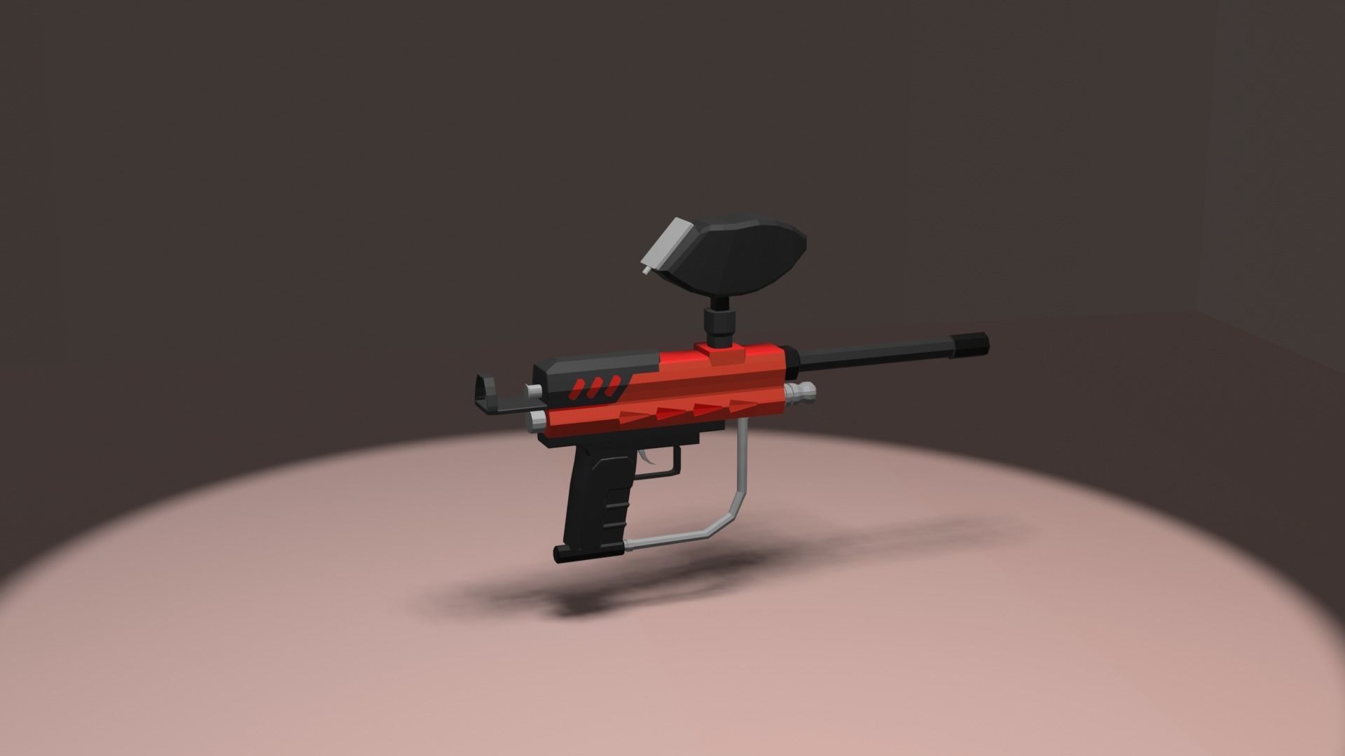 3D model Paintball pistol VR / AR / lowpoly CGTrader
