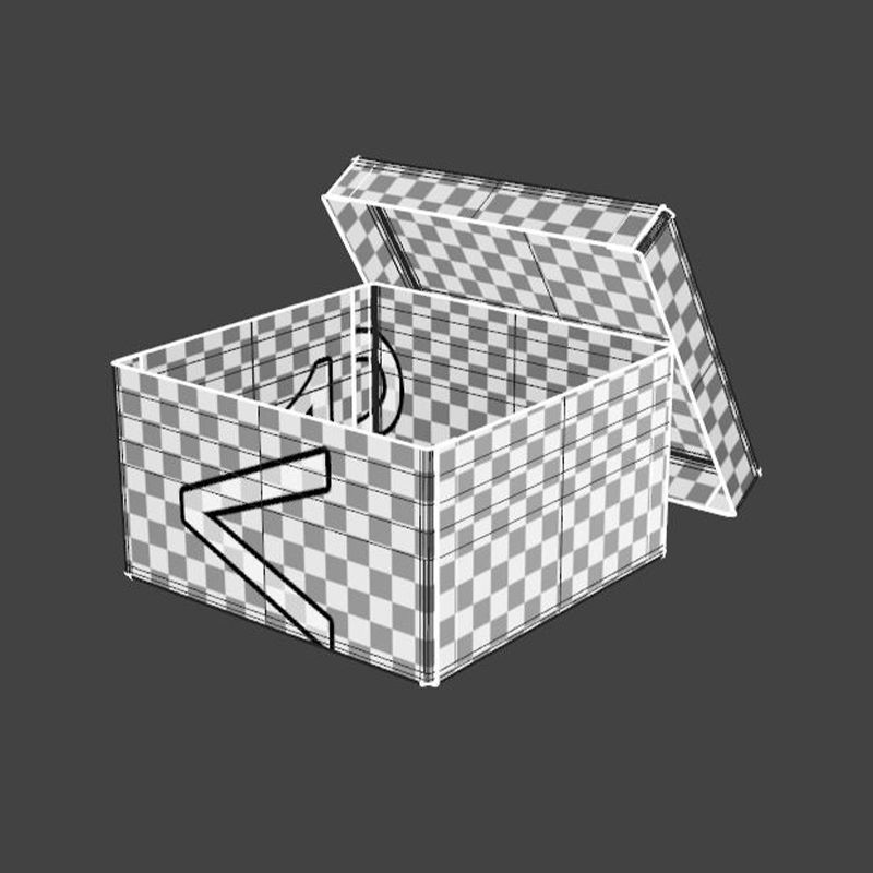 Cardboard box 07 3D model_15