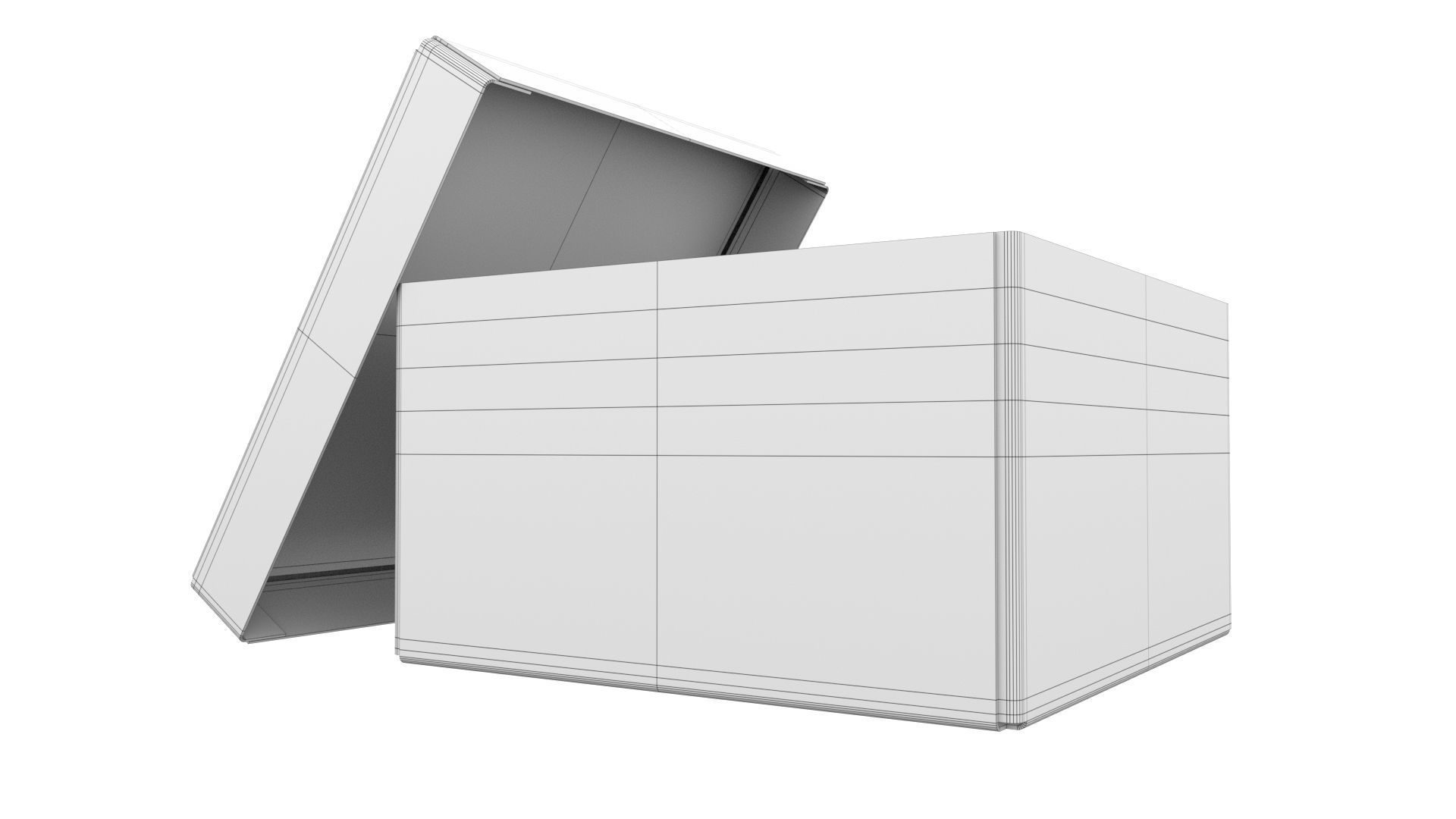 Cardboard box 07 3D model_13