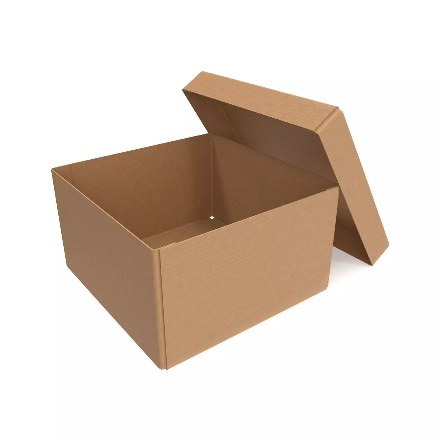 Cardboard box 07 3D model_0