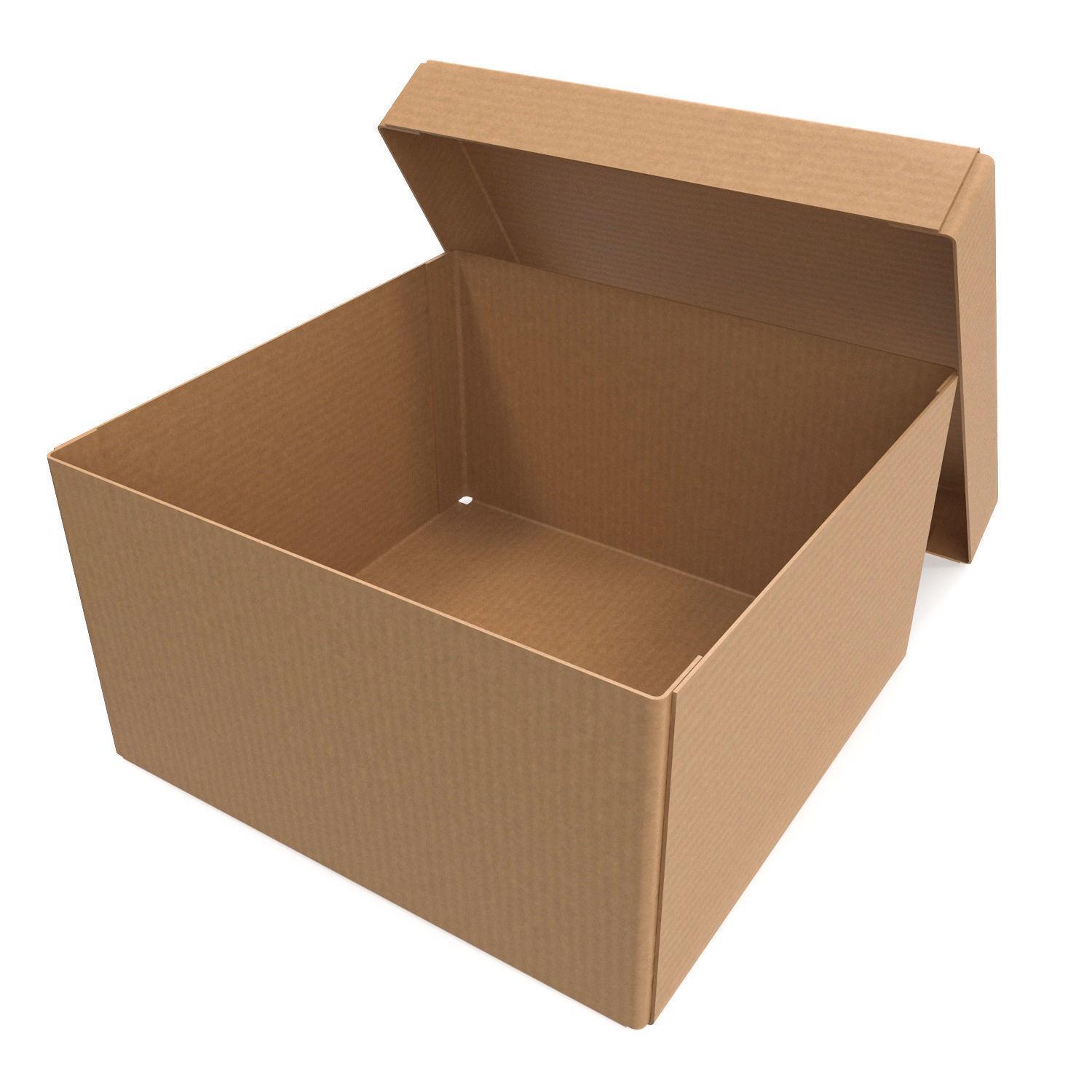 Cardboard box 07 3D model_1