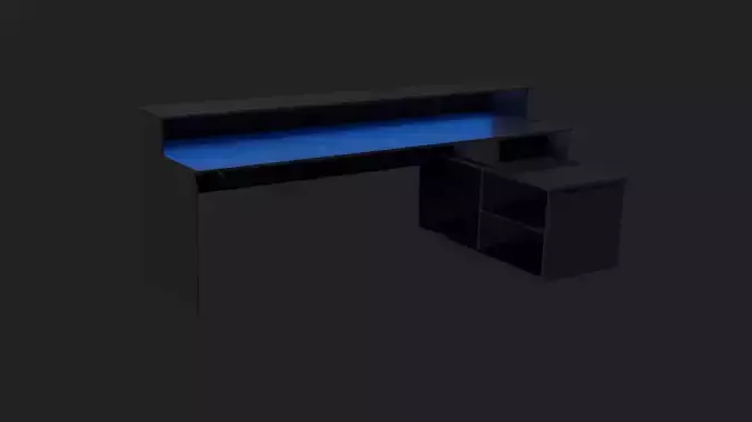 Lowpoly Style Gaming Desk