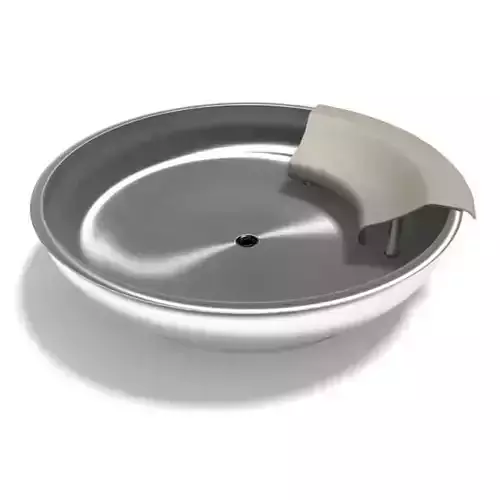 Chrome Round Bathtub