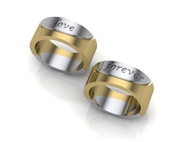 Love Forever ring 3D print model