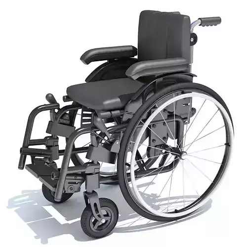 Wheelchair 3D model