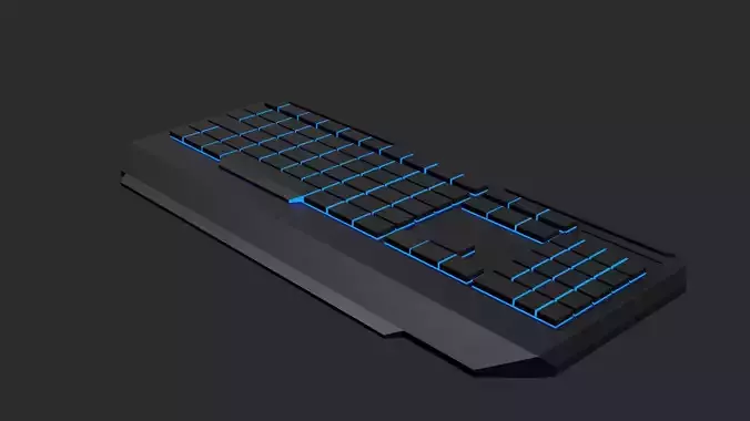 Lowpoly Gaming Keyboard