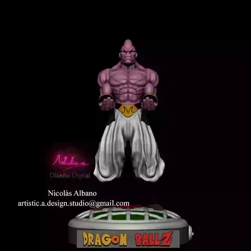 Majin Boo - Joystick and cellphone support 3D print model