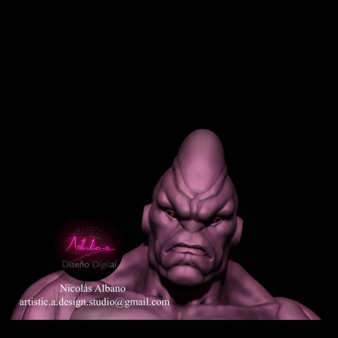 Majin Boo - Joystick and cellphone support 3D print model_4