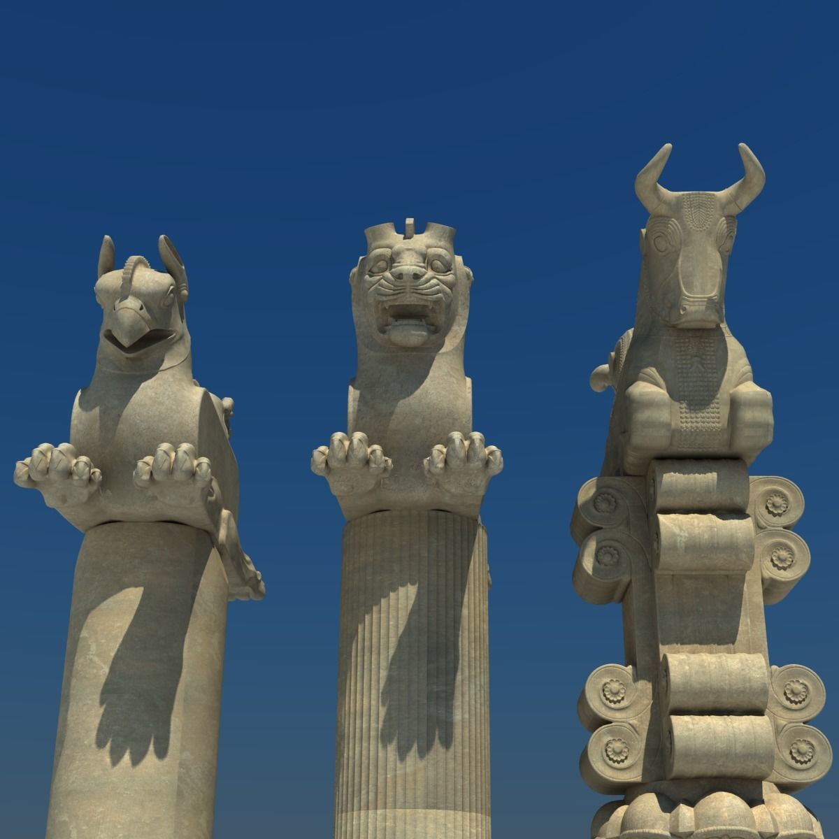 capital Iran Persepolis  3D model_1