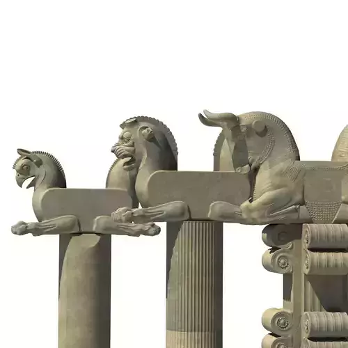 capital Iran Persepolis  3D model