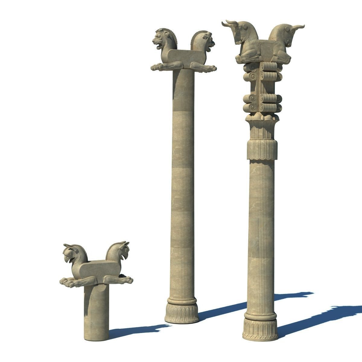 capital Iran Persepolis  3D model_4