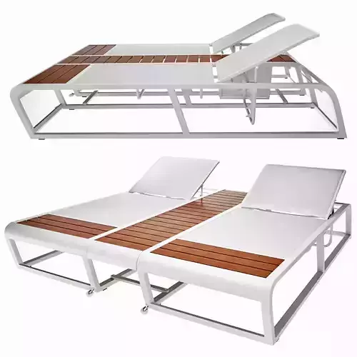 Street furnirure chaise lounge