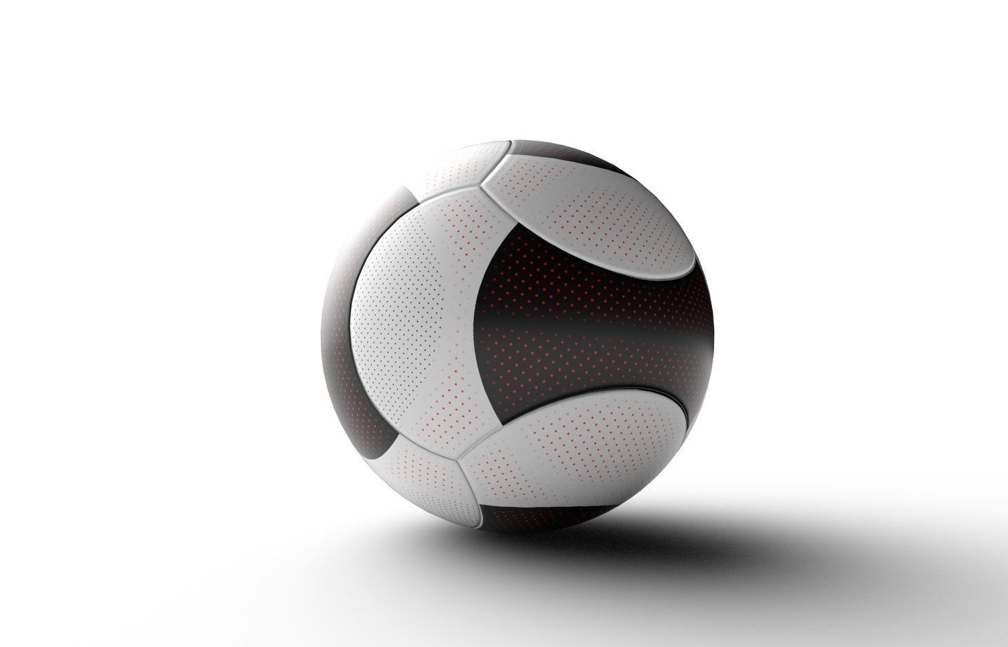 Soccer Ball  M05 Low-poly 3D model_7