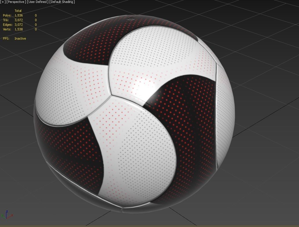 Soccer Ball  M05 Low-poly 3D model_9