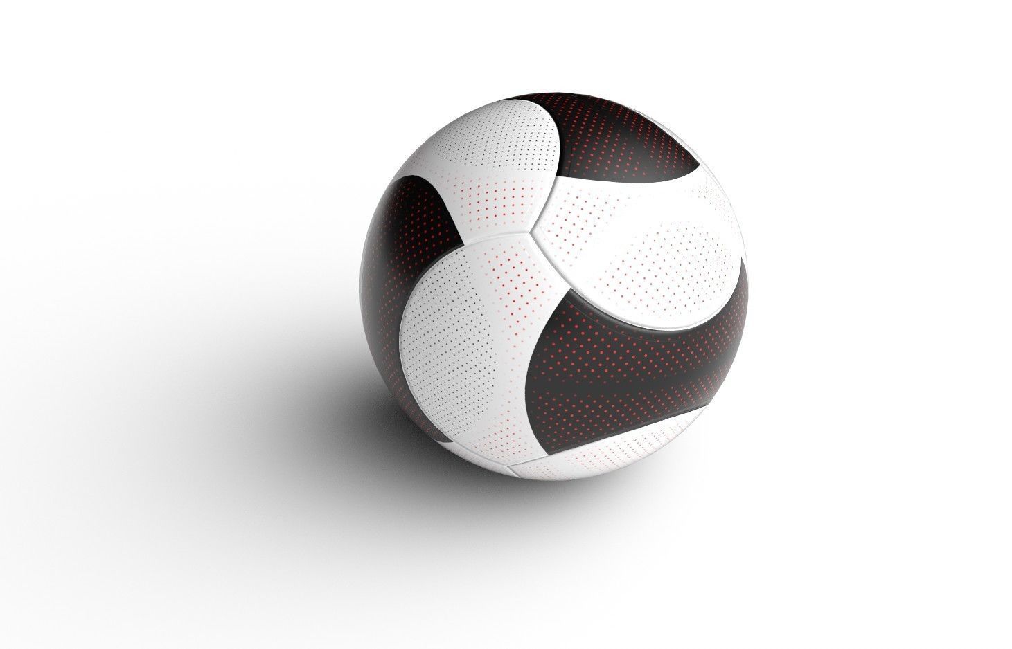 Soccer Ball  M05 Low-poly 3D model_5