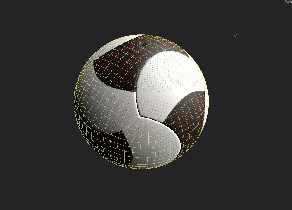 Soccer Ball  M05 Low-poly 3D model_2