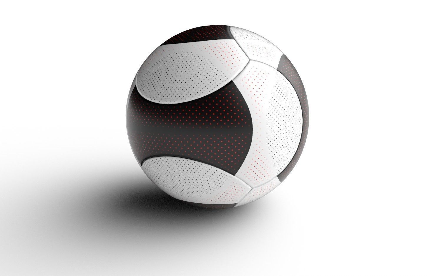 Soccer Ball  M05 Low-poly 3D model_3