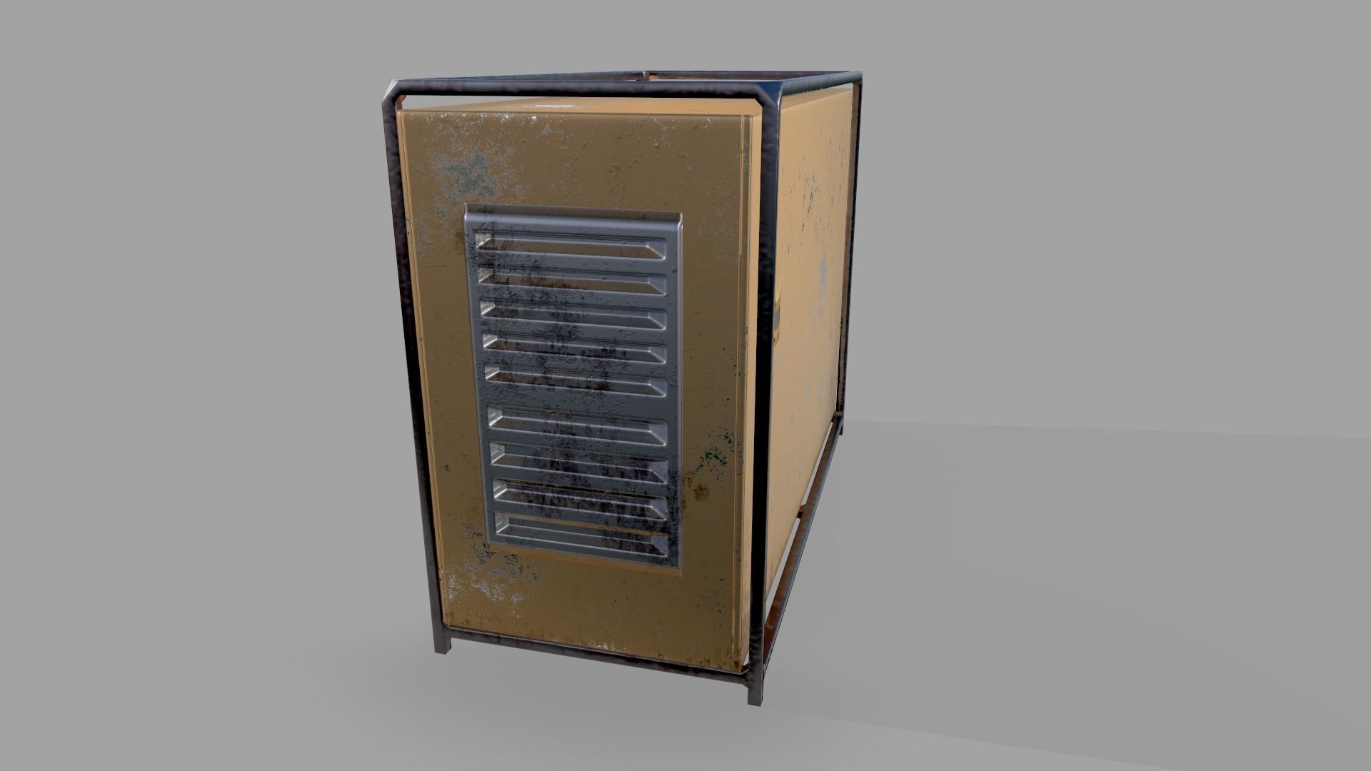 Water Tower  Low-poly 3D model_17