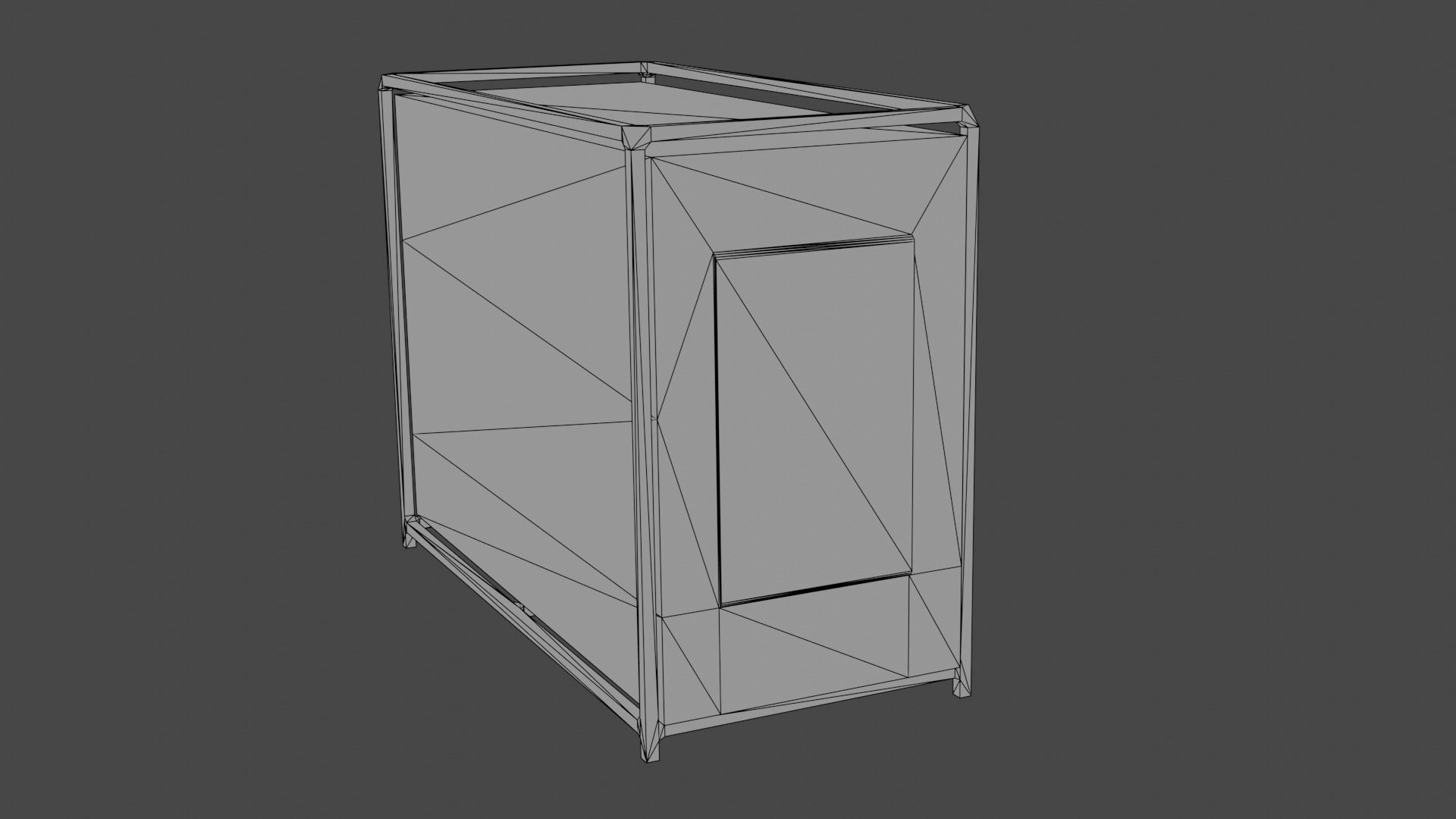 Water Tower  Low-poly 3D model_26