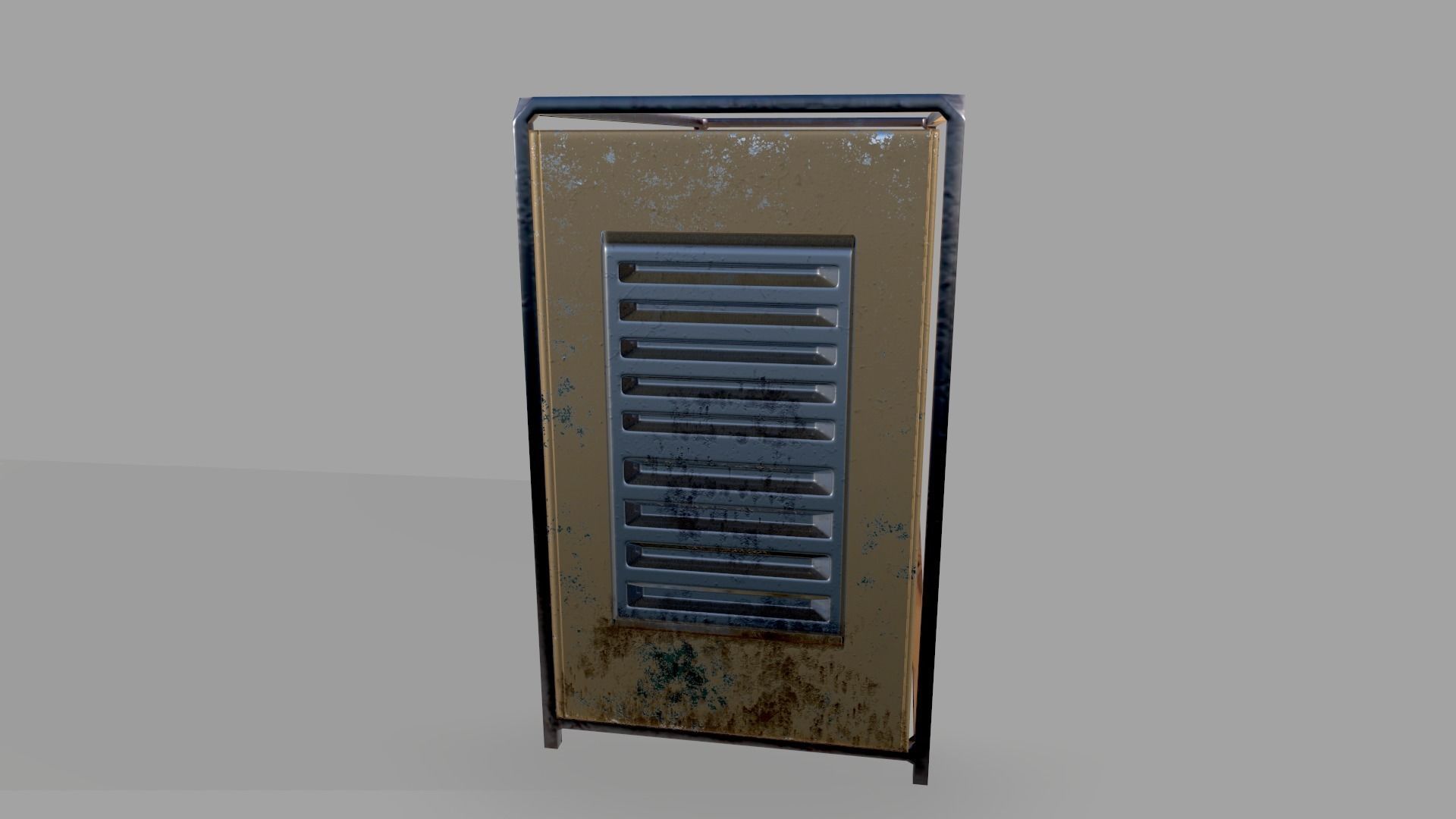 Water Tower  Low-poly 3D model_19