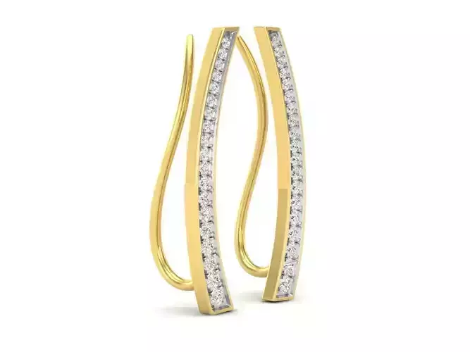 Diamond Climber Earrings for woman