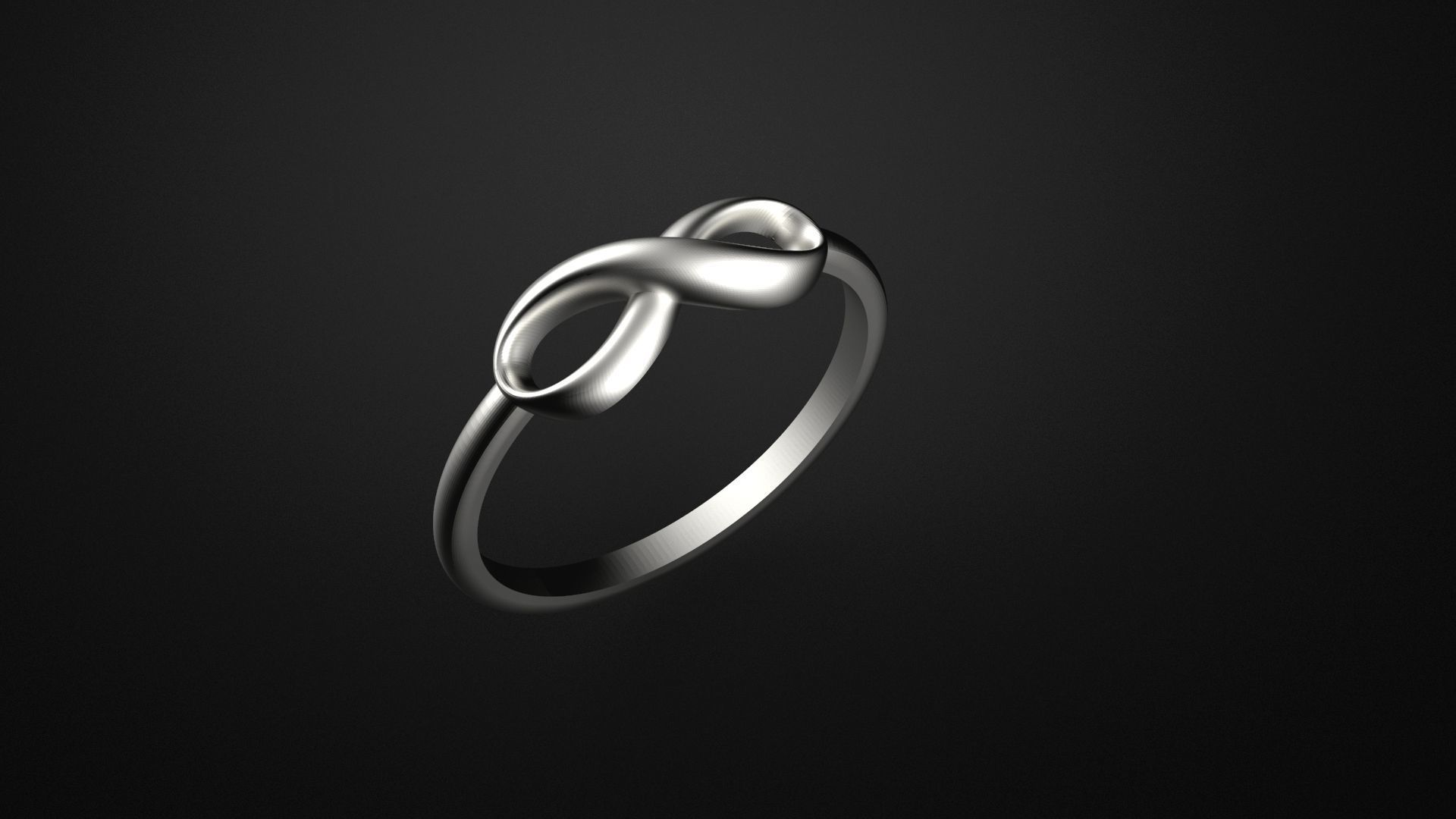  infinity ring 3D print model_1
