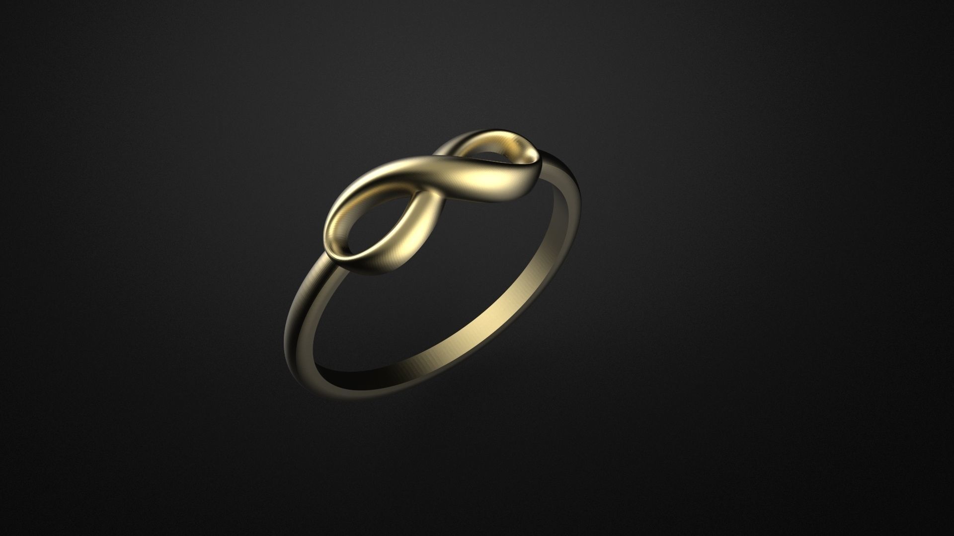  infinity ring 3D print model_2