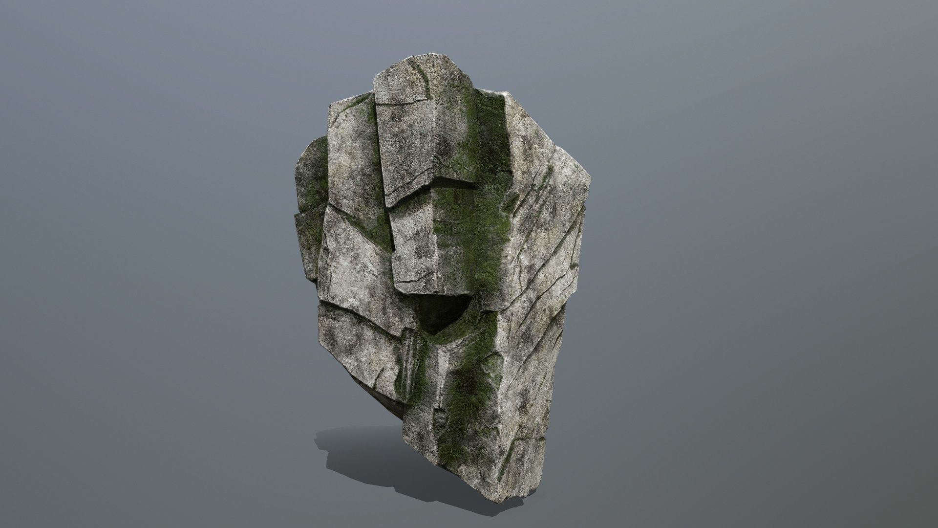 rocks rock Low-poly 3D model_22