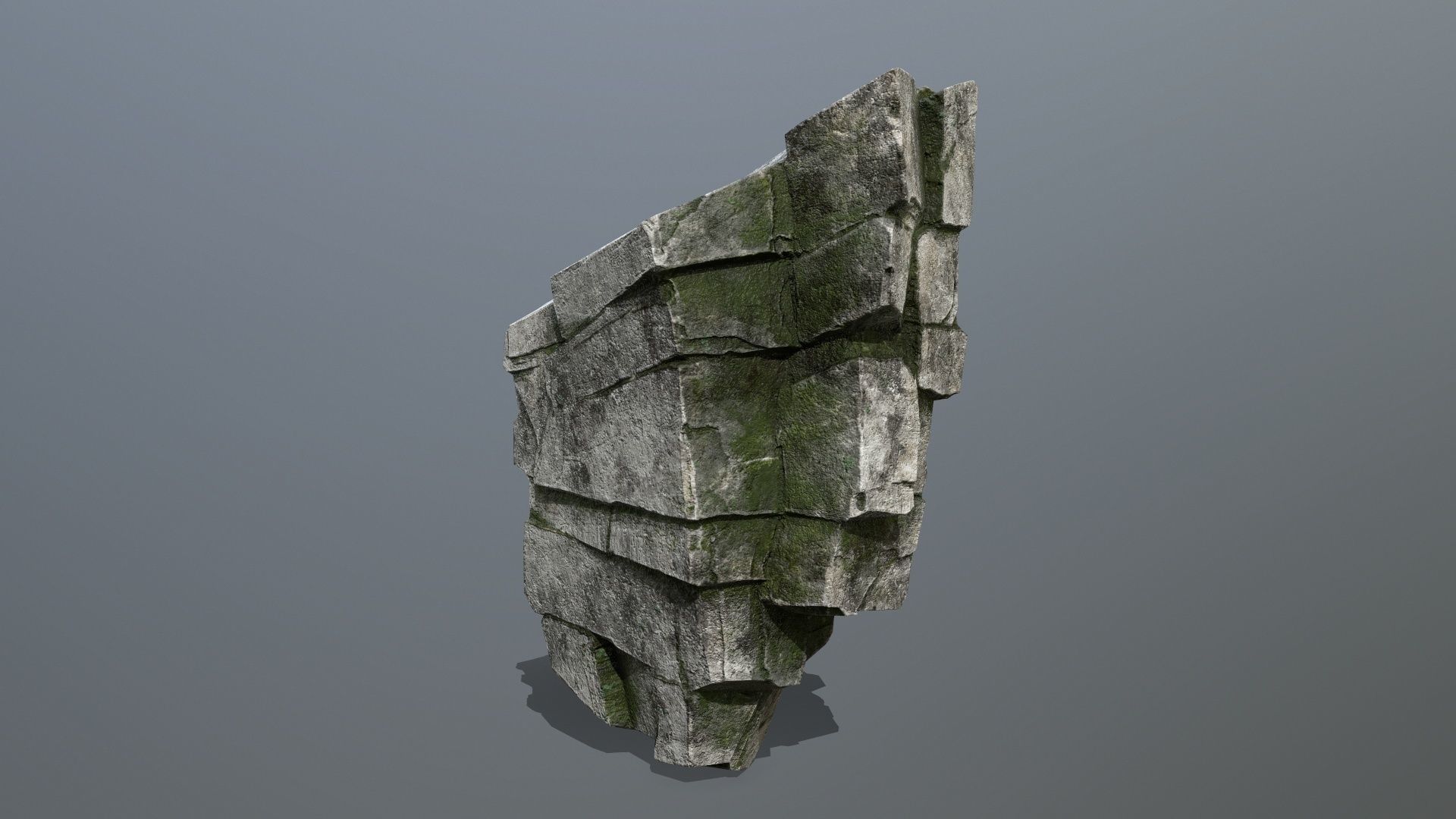 rocks rock Low-poly 3D model_18