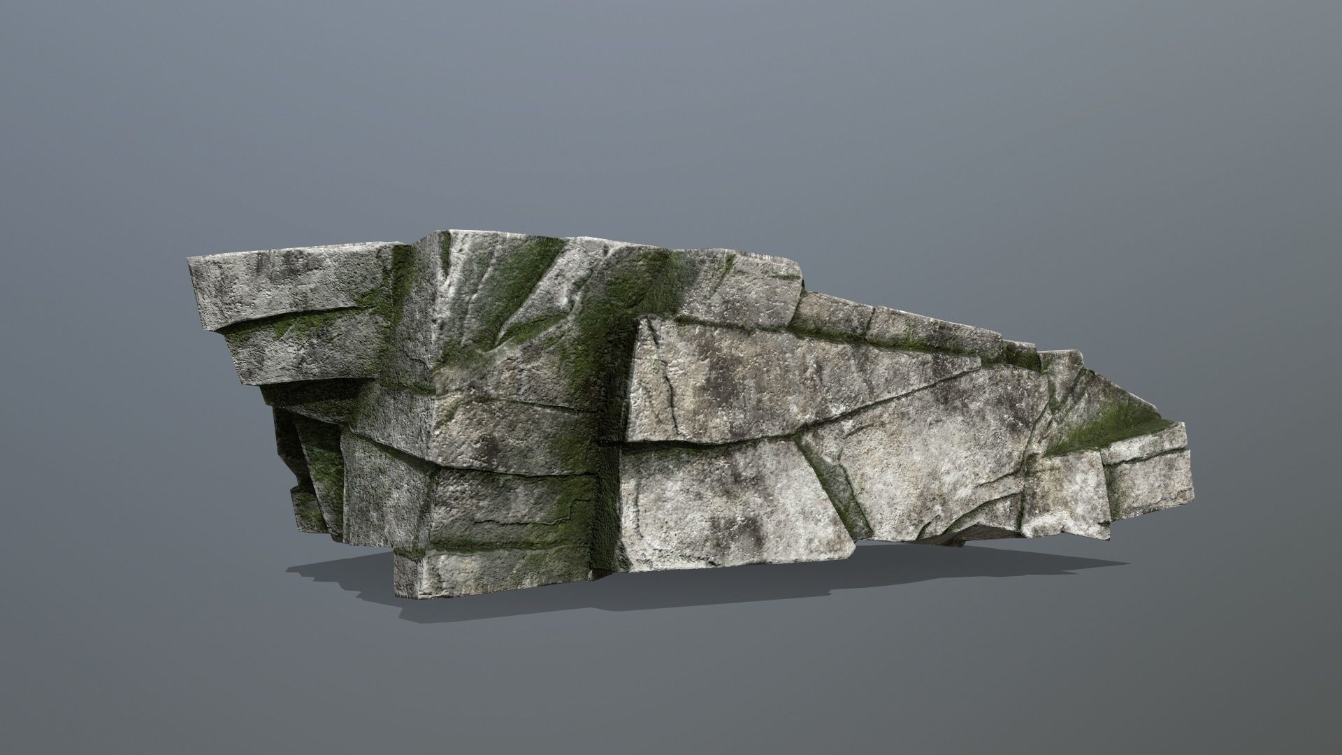 rocks rock Low-poly 3D model_24
