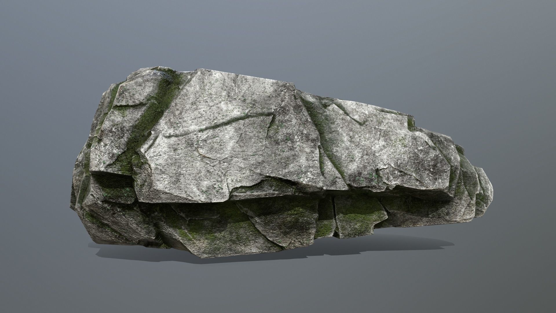 rocks rock Low-poly 3D model_13