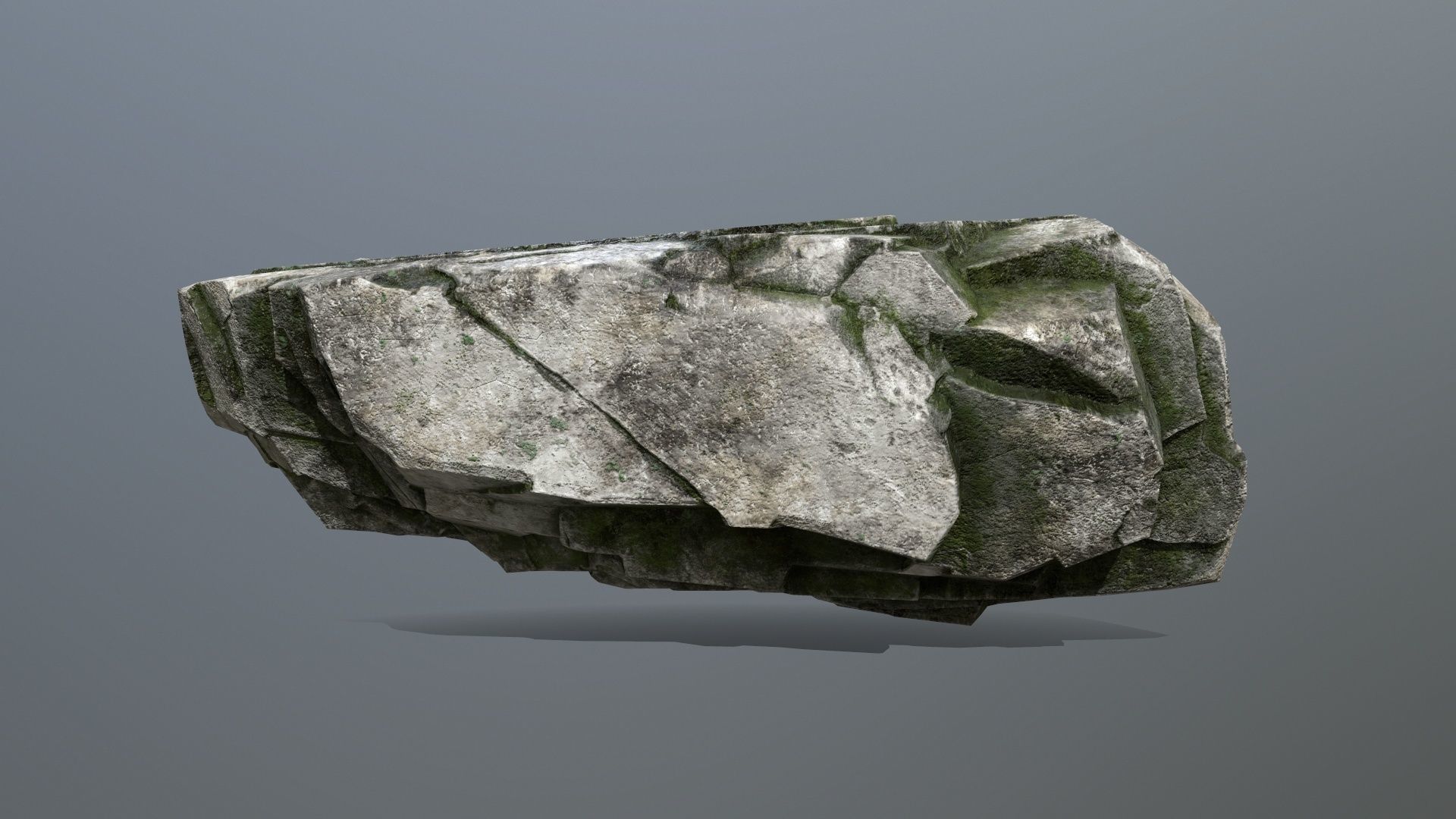rocks rock Low-poly 3D model_14