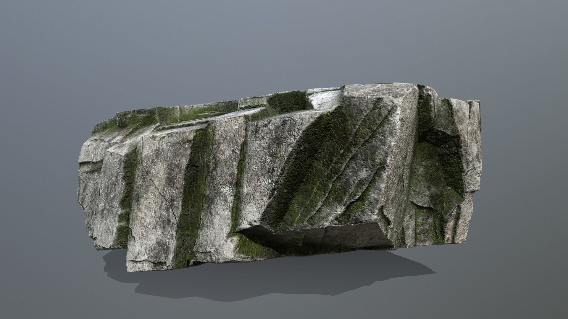 rocks rock Low-poly 3D model_23