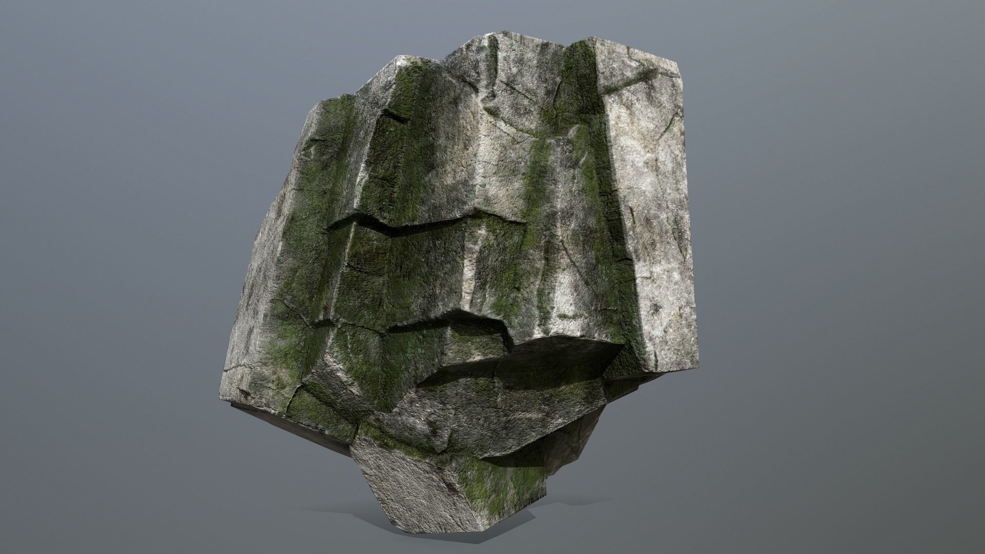 rocks rock Low-poly 3D model_21