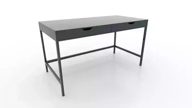 Table desk with two drawers