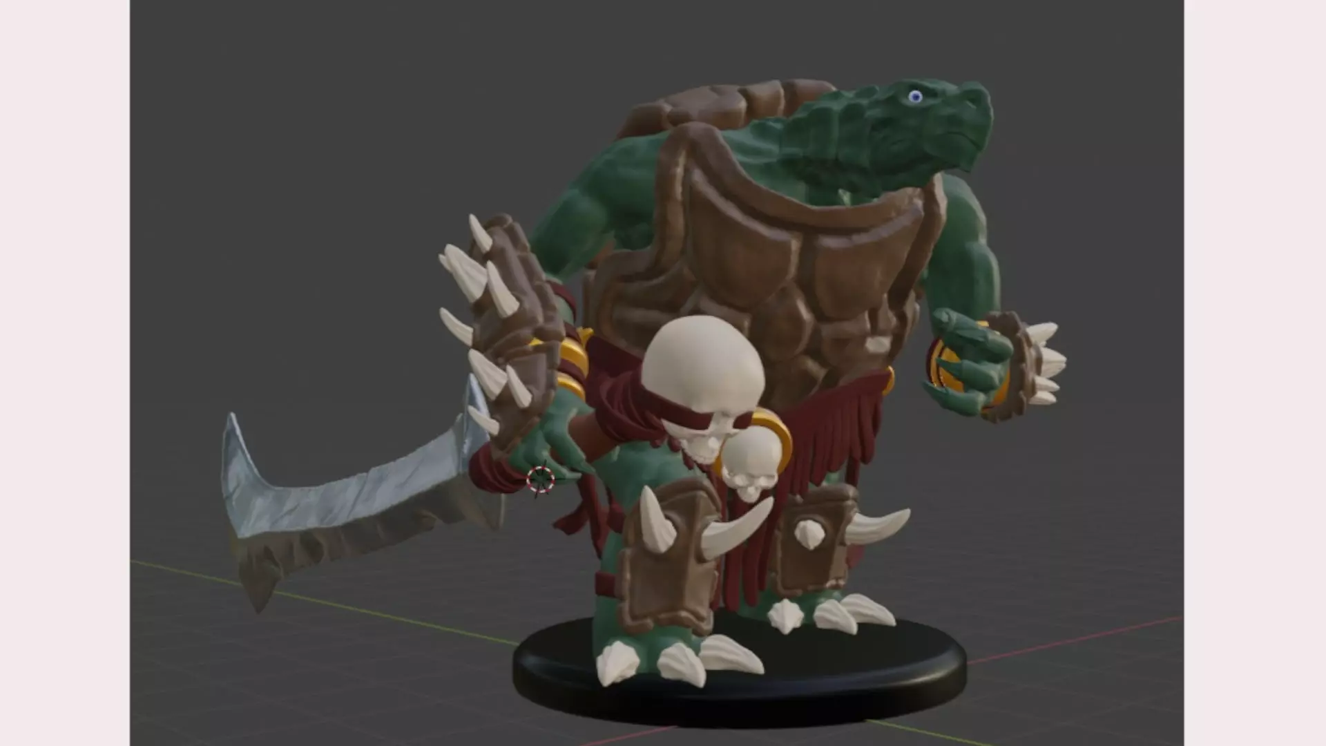 Tortol creature Free 3D print model